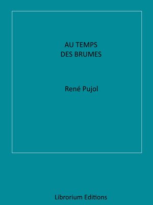 cover image of Au Temps des Brumes